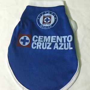 Cruz Azul Soccer Jersey For Dogs Or Cats Size XS
